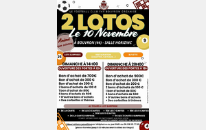 LOTOS DU CLUB / 10 NOVEMBRE