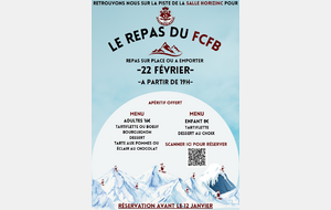 REPAS DU CLUB -  22 FEVRIER